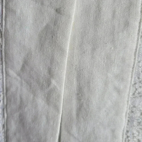 Vintage Alexander Bartlett Linen &Rayon  Jacket overlay Lace Large - Picture 4 of 10